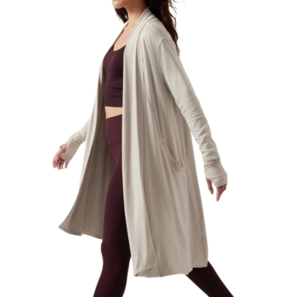 ATHLETA Pranayama Long Wrap Cardigan - Picture 1 of 13